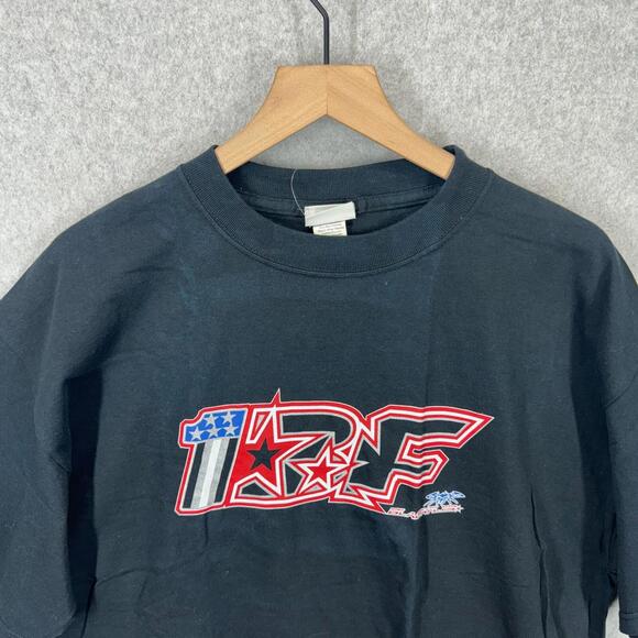 Vintage Black Flys Single Stitch Shirt XL Snowboard Skate Jnco Kiwkear Rave 90s - Picture 4 of 13